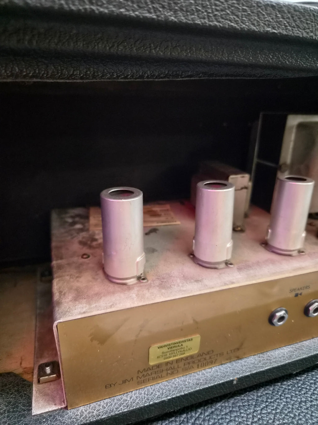 Marshall JMP 50W 1968 Plexi & Marshall 1982A Cabinet