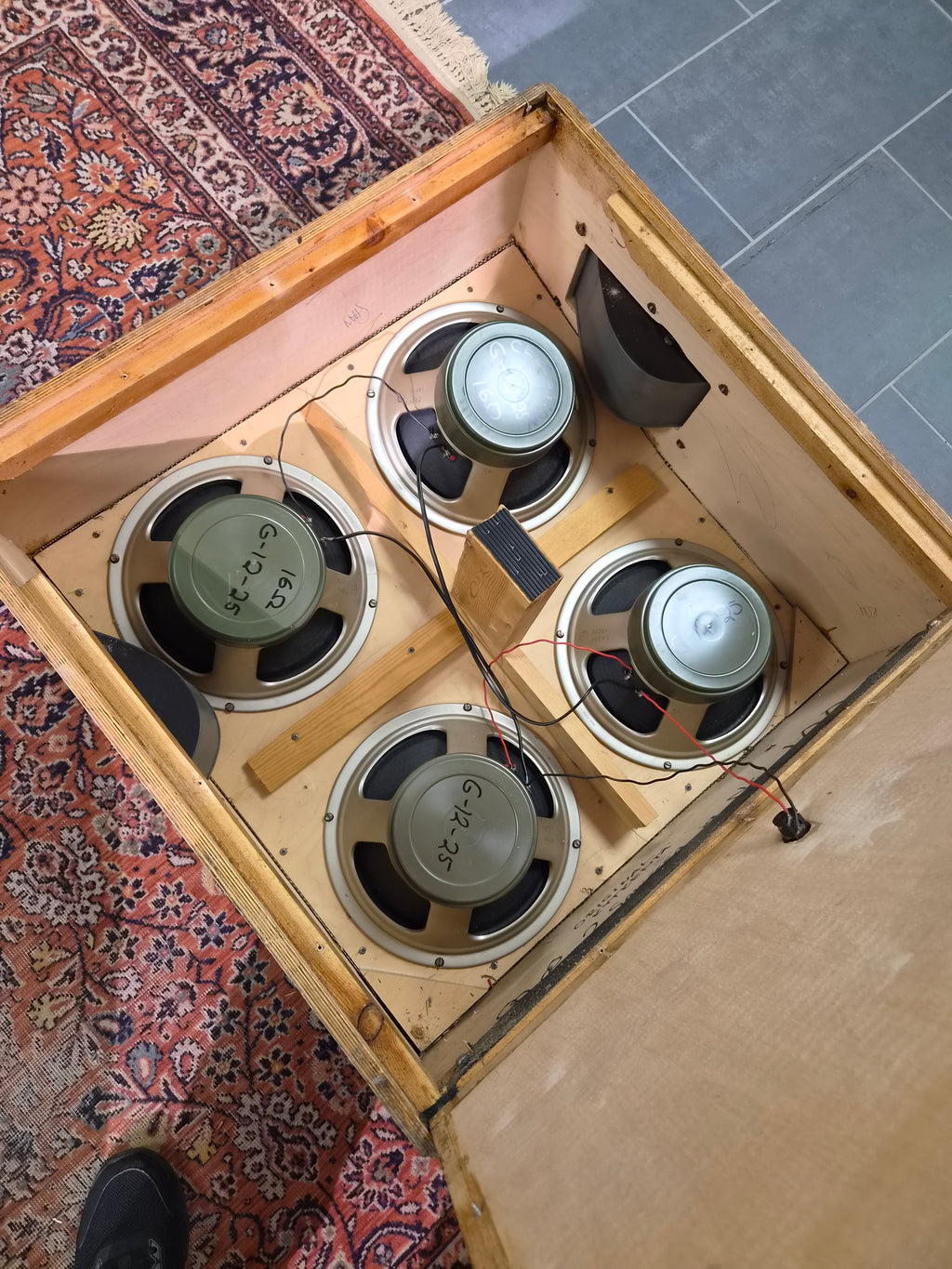 Marshall JMP 50W 1968 Plexi & Marshall 1982A Cabinet