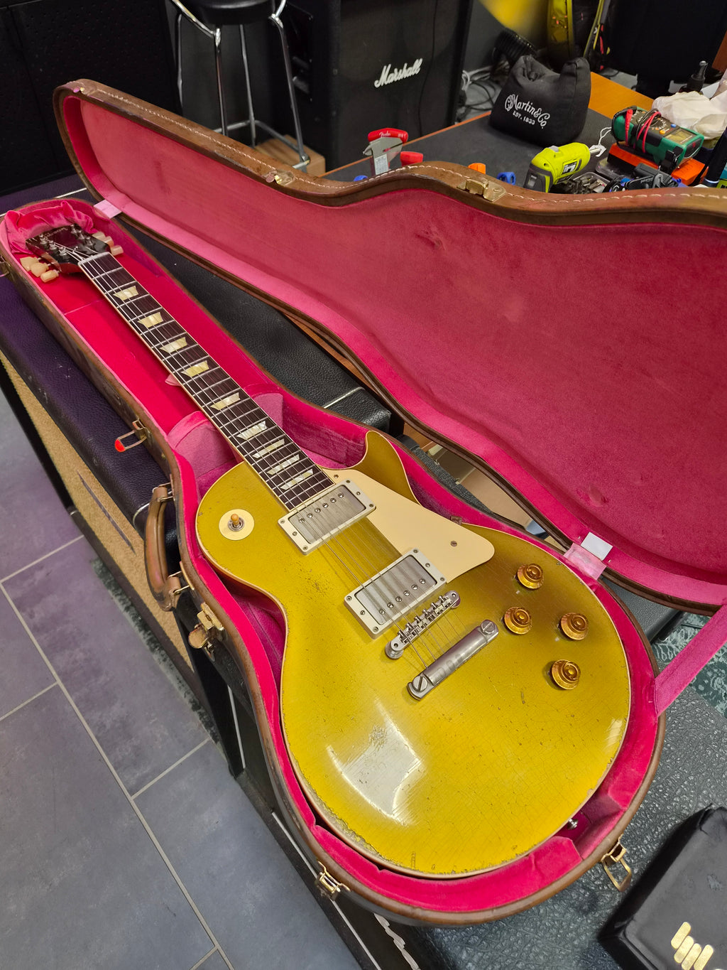 Gibson Custom Shop Murphy Lab ´57 Les Paul Ultra Heavy Relic R7 Gold Top 2020