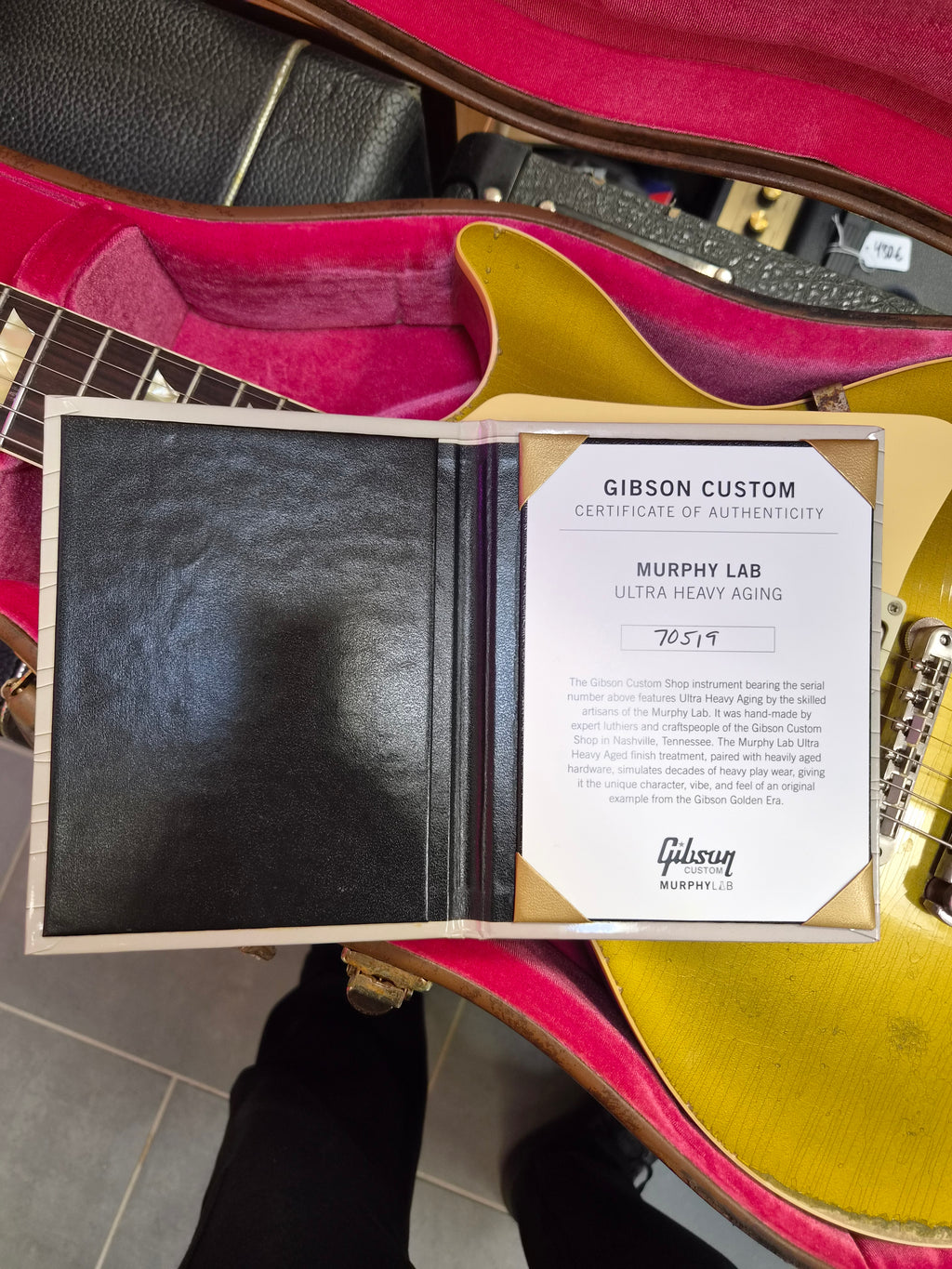 Gibson Custom Shop Murphy Lab ´57 Les Paul Ultra Heavy Relic R7 Gold Top 2020