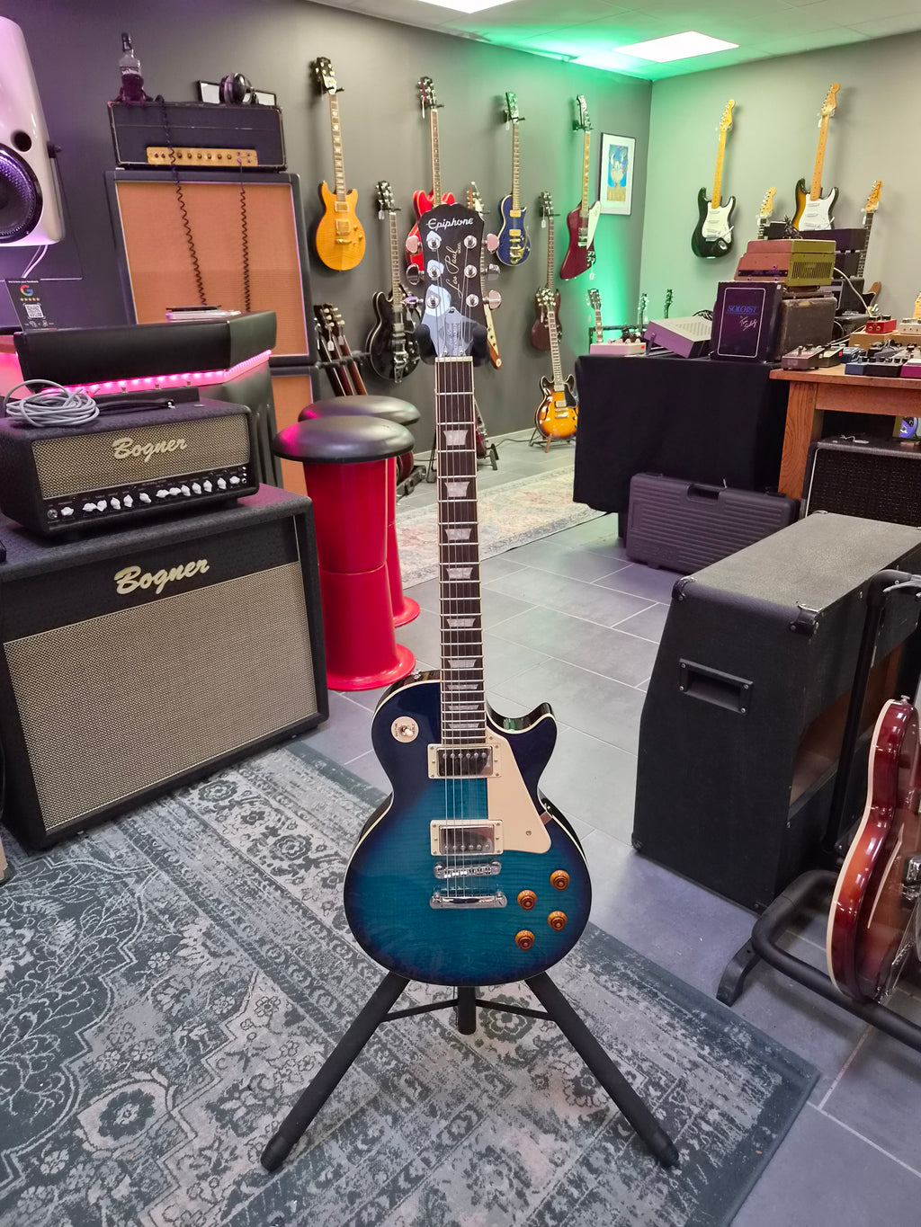 Epiphone Les Paul Standard Plus Top Pro Translucent Blue 2012