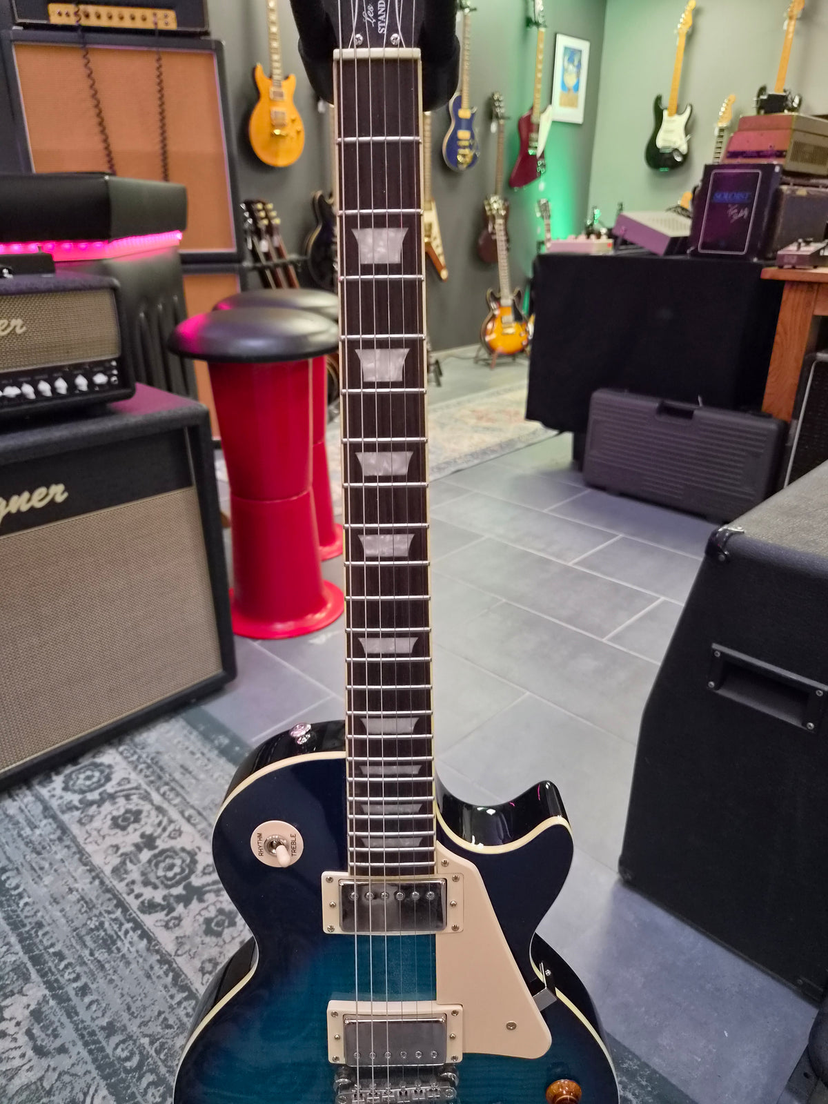 Epiphone Les Paul Standard Plus Top Pro Translucent Blue 2012