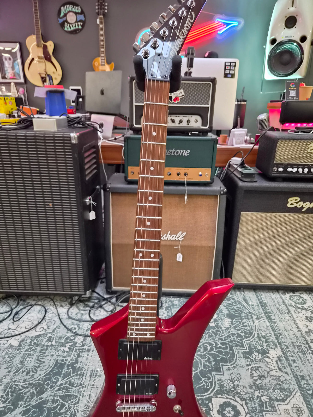 Jackson JS Series JS30KE Kelly Metallic Red