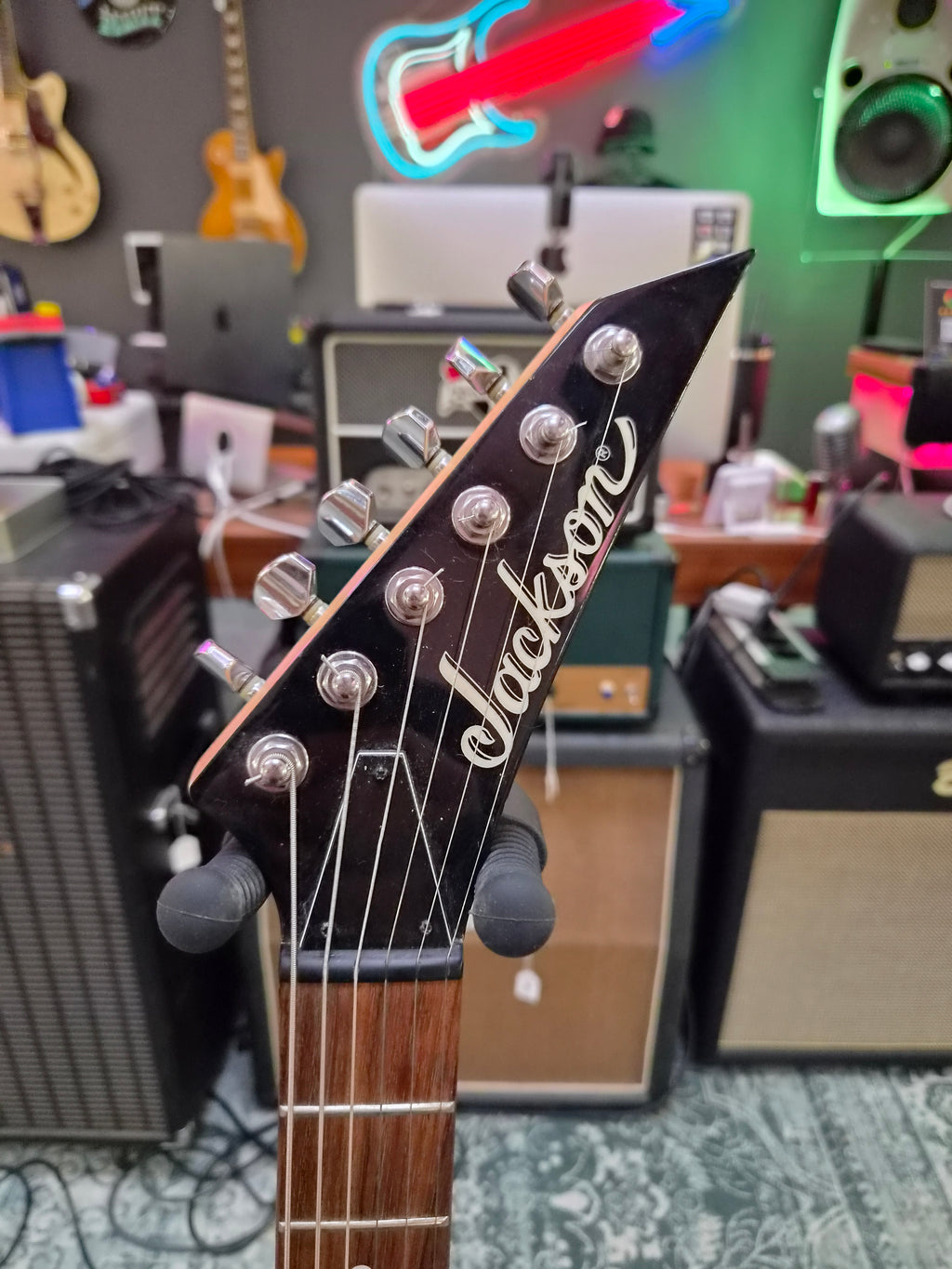 Jackson JS Series JS30KE Kelly Metallic Red