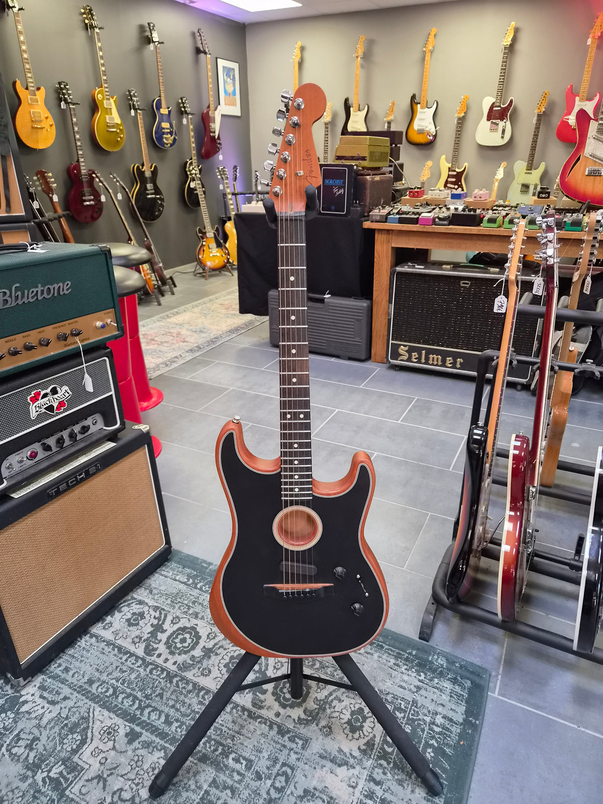 Fender American Acoustasonic Strat Black