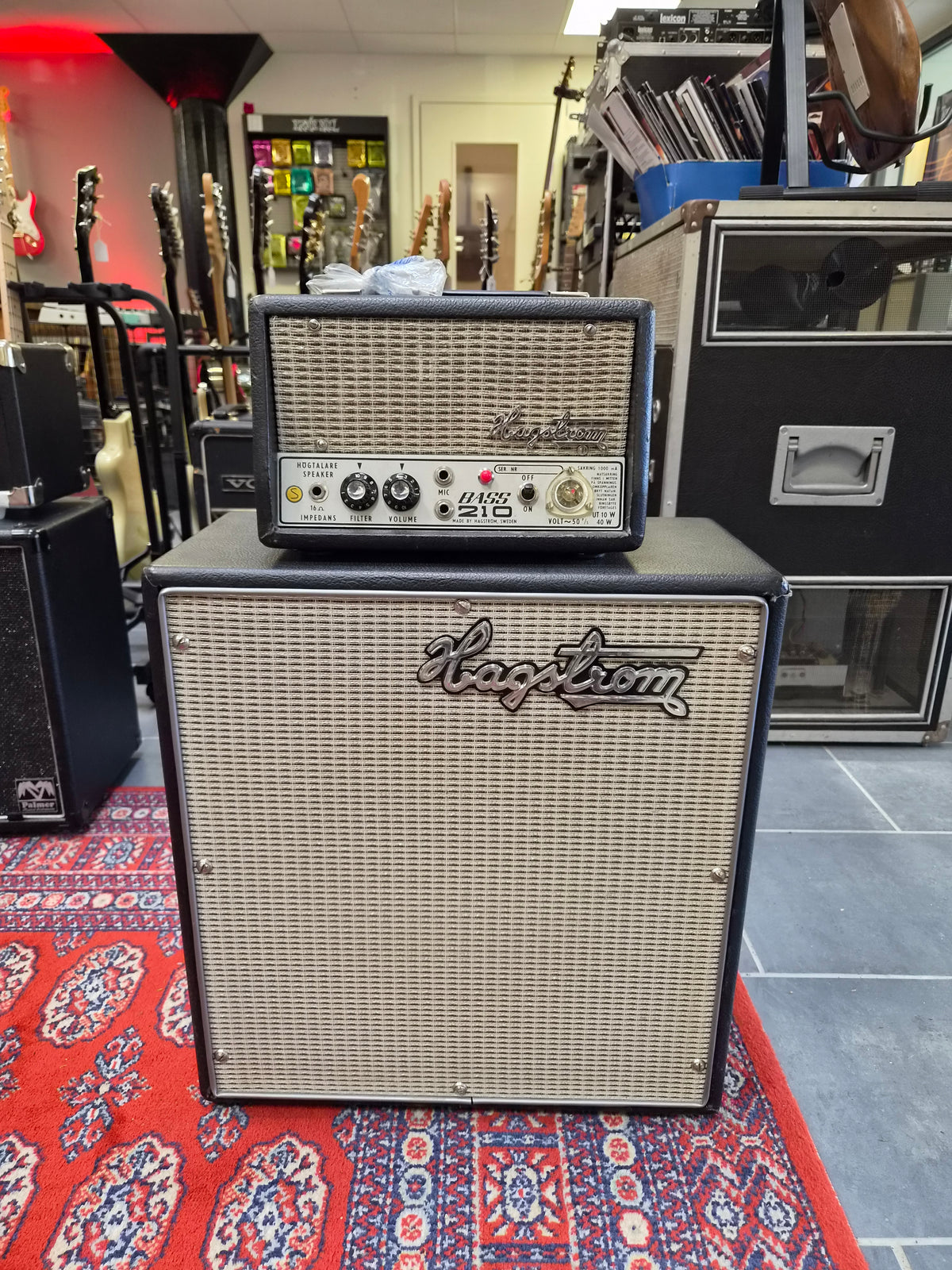 Hagström Bass 210 Head & Cabinet