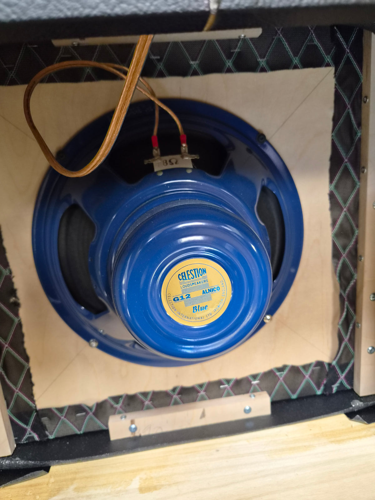No Name 1x12" w/ Celestion G12 Alnico Blue 60w 8 Ohm