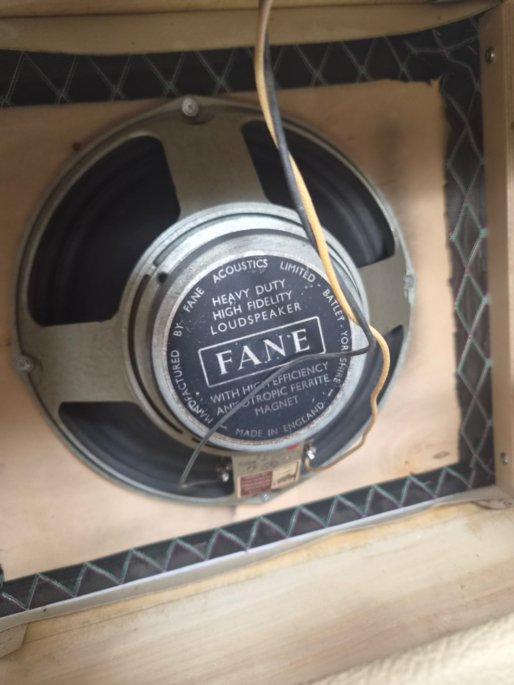 No Name 1x12" Cabinet w/ Fane 122/12 30W 8 Ohm