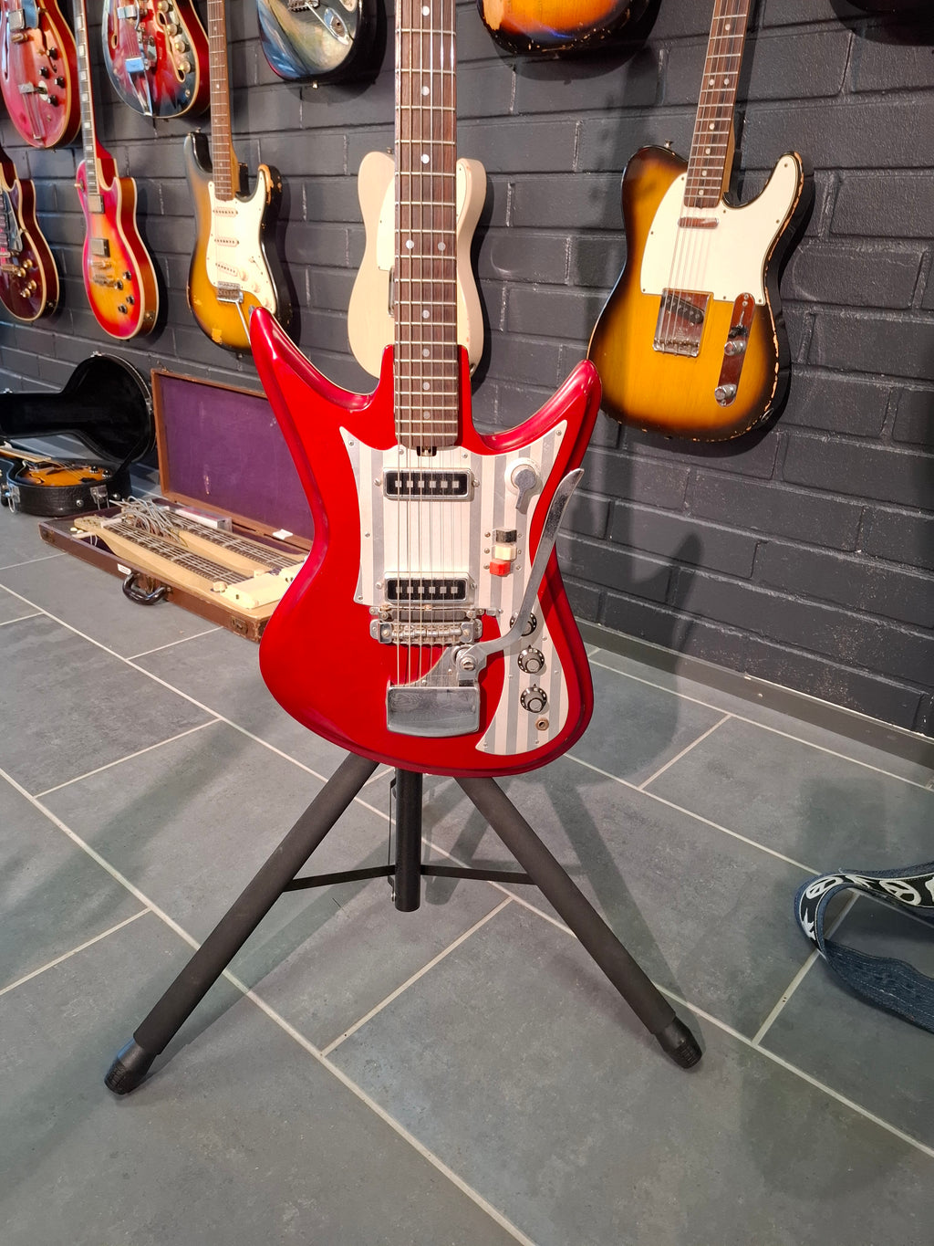 Teisco Del Rey KRL ET230 The Sharkfin 1960s Made in Japan w/ OHSC