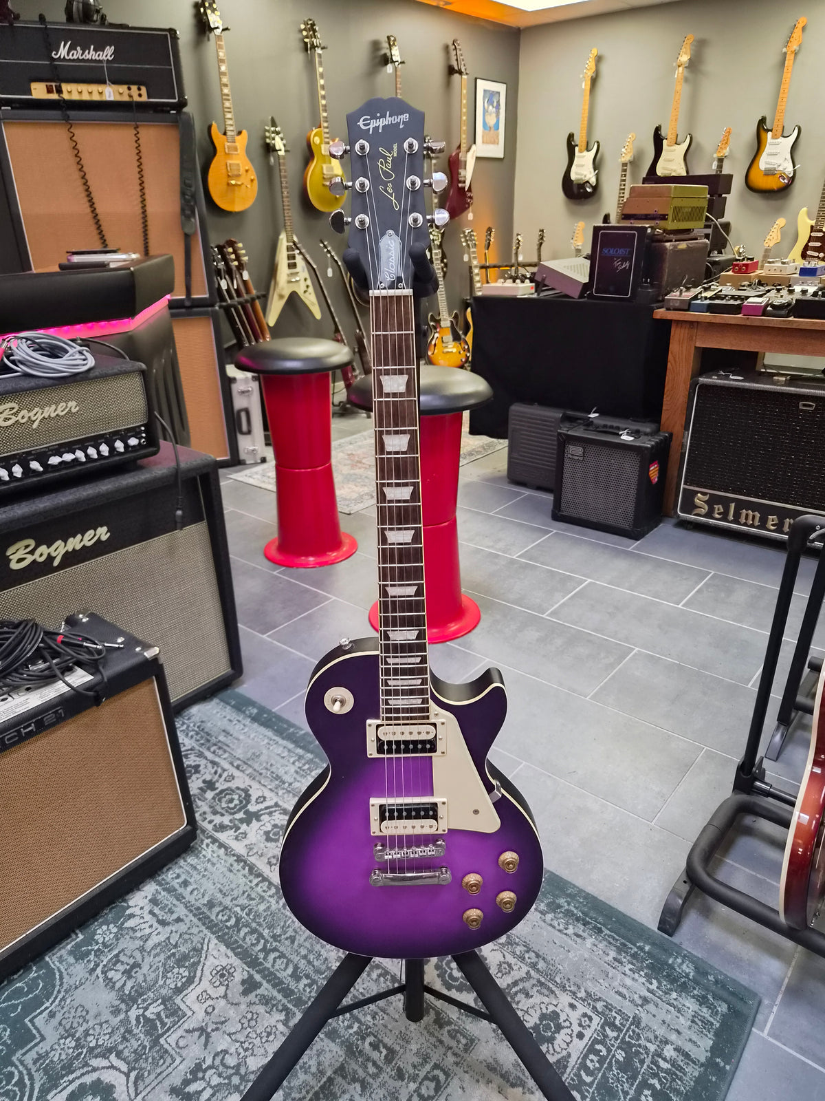 Epiphone Les Paul Classic Worn Purple