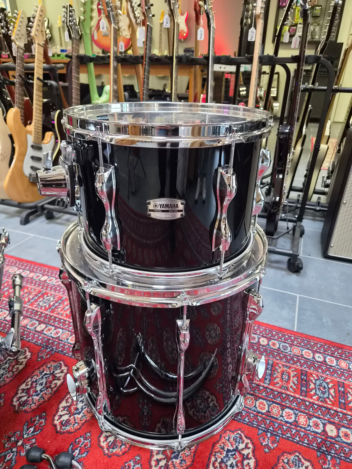Yamaha Recording Custom 2020 Piano Black 24x14", 16x15" & 13x9"