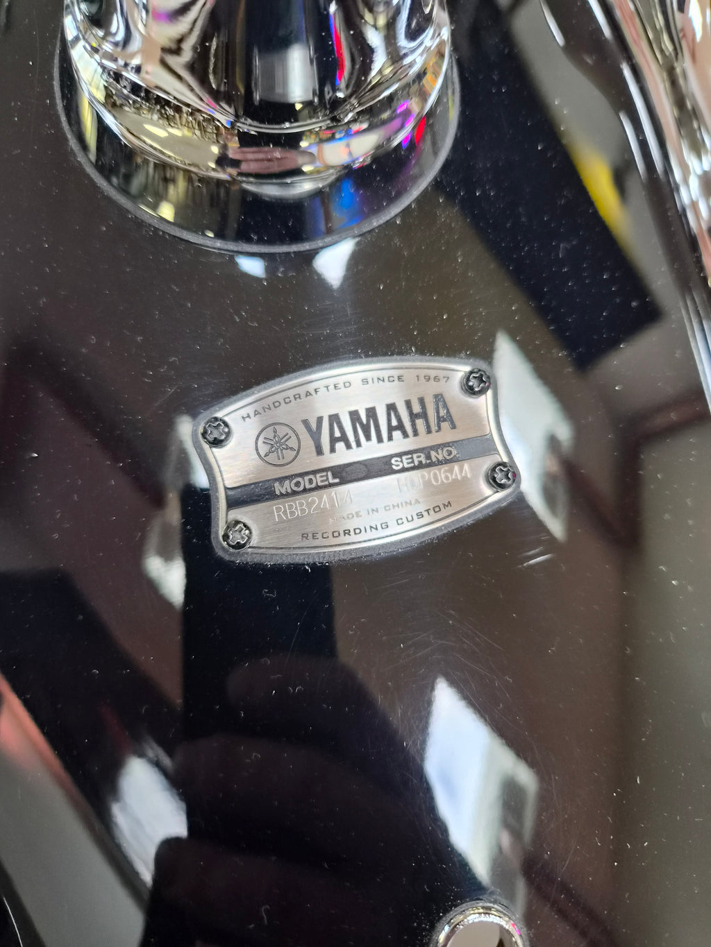 Yamaha Recording Custom 2020 Piano Black 24x14", 16x15" & 13x9"