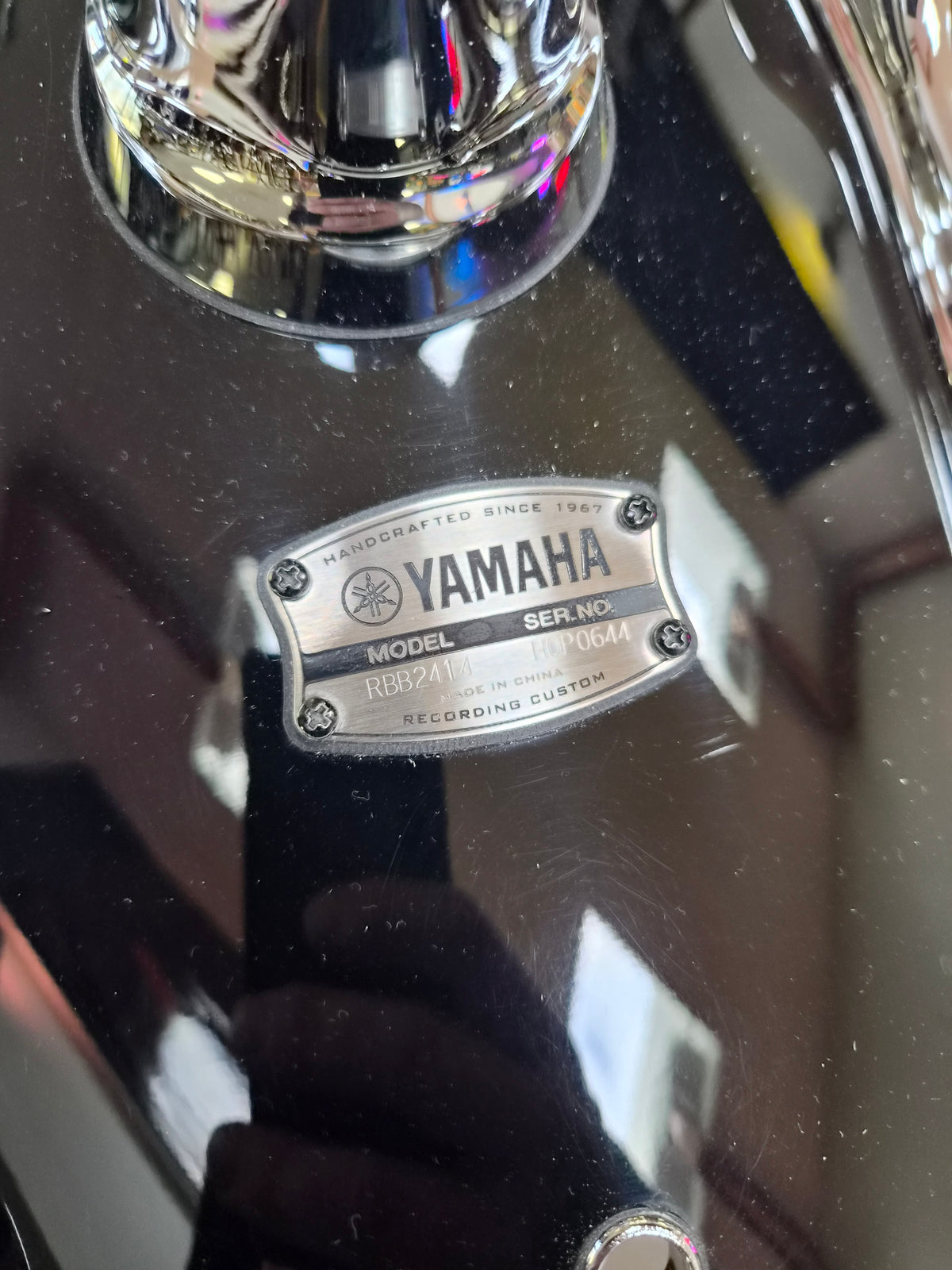 Yamaha Recording Custom 2020 Piano Black 24x14", 16x15" & 13x9"