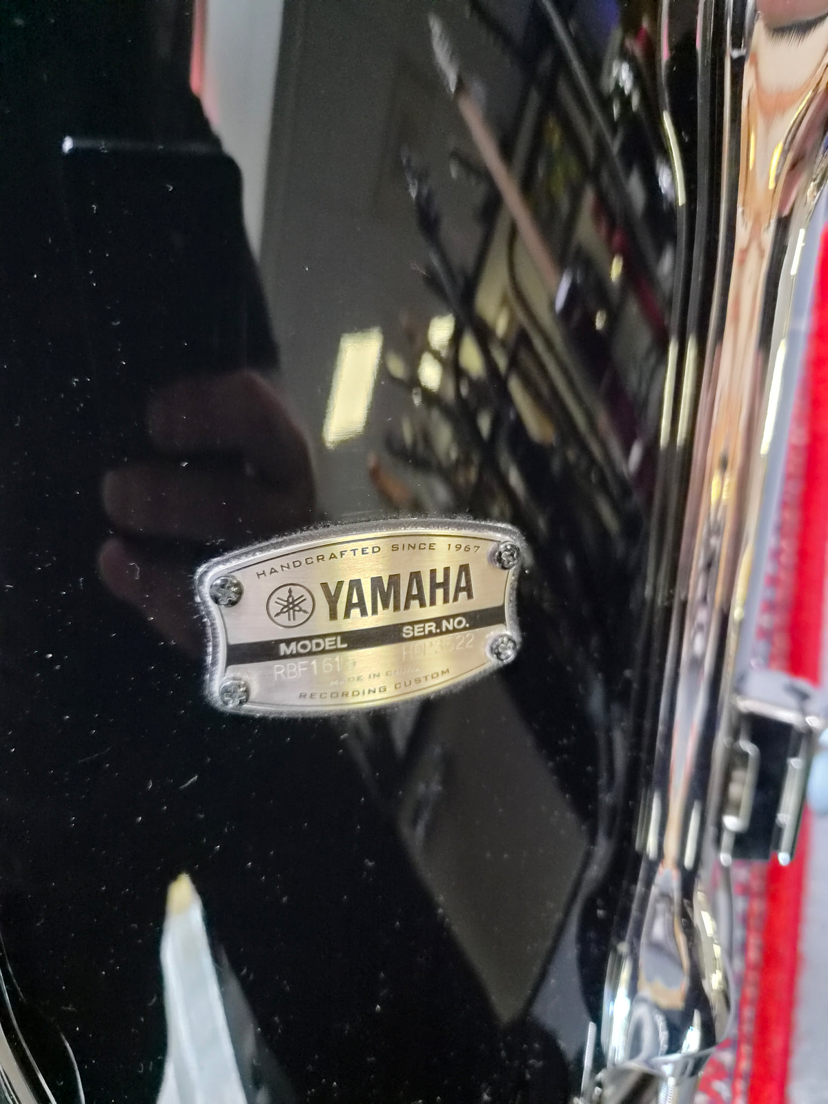 Yamaha Recording Custom 2020 Piano Black 24x14", 16x15" & 13x9"