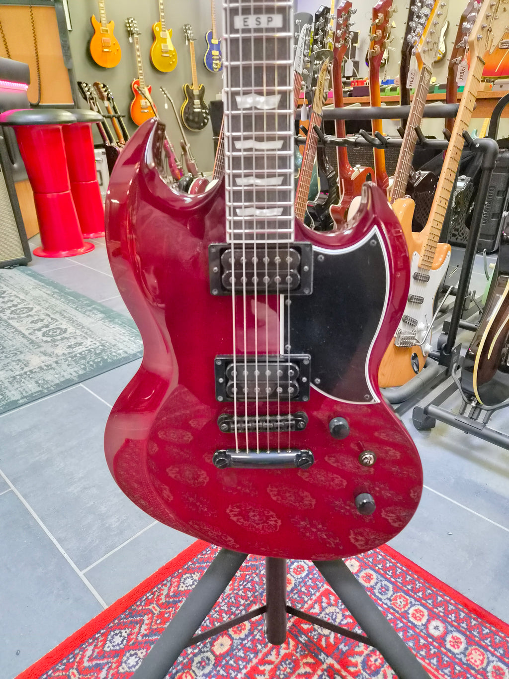 ESP E-II Viper See Thru BK Cherry
