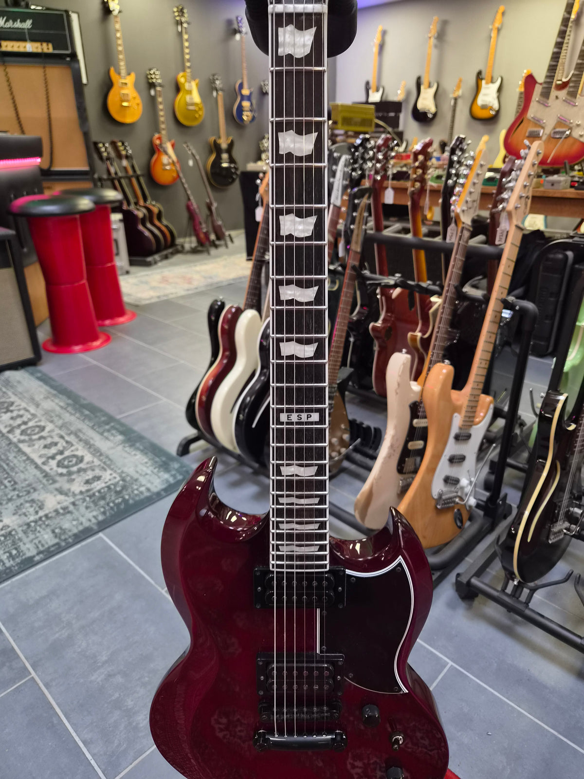 ESP E-II Viper See Thru BK Cherry