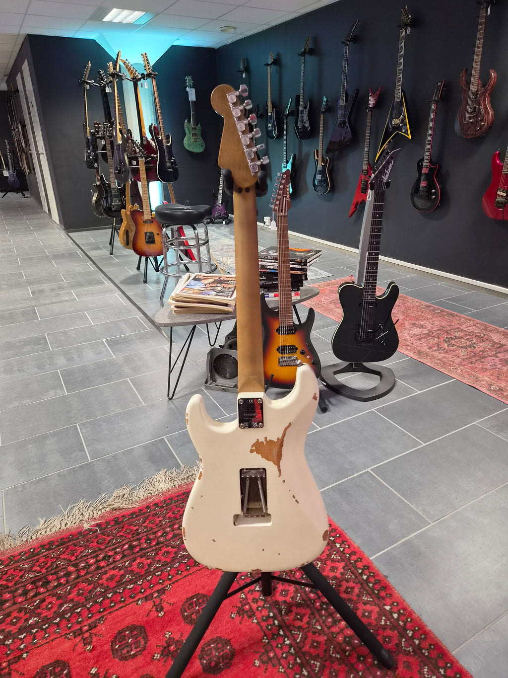 EVH Frankenstein Series Relic White