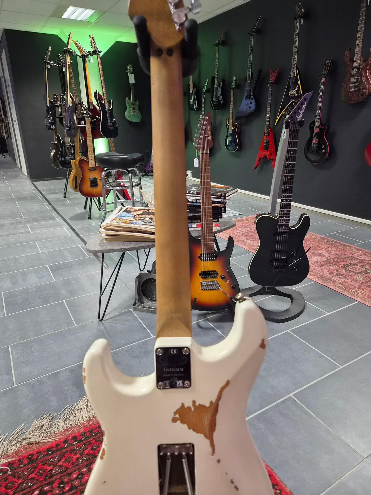 EVH Frankenstein Series Relic White