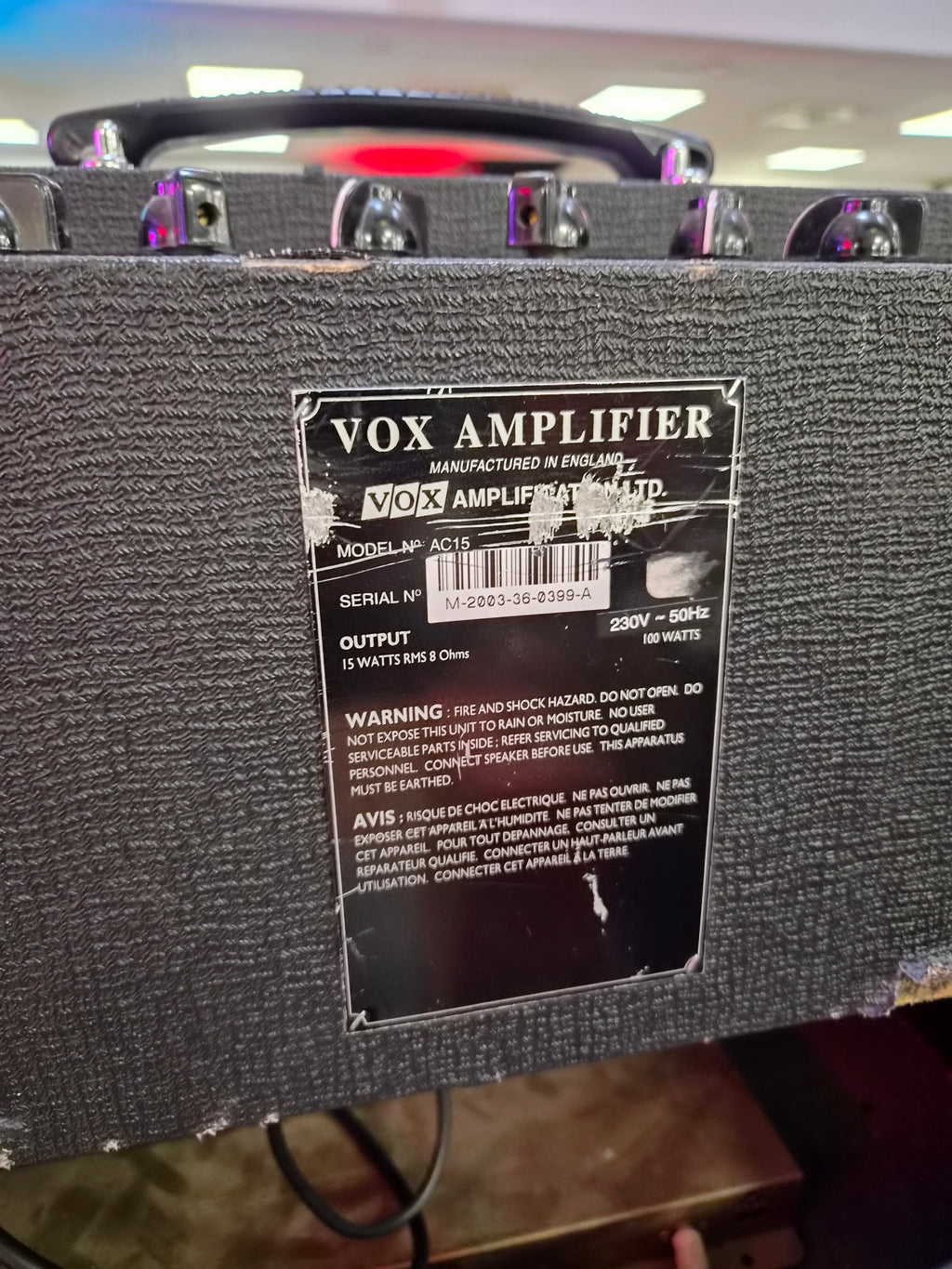Vox AC15TB2