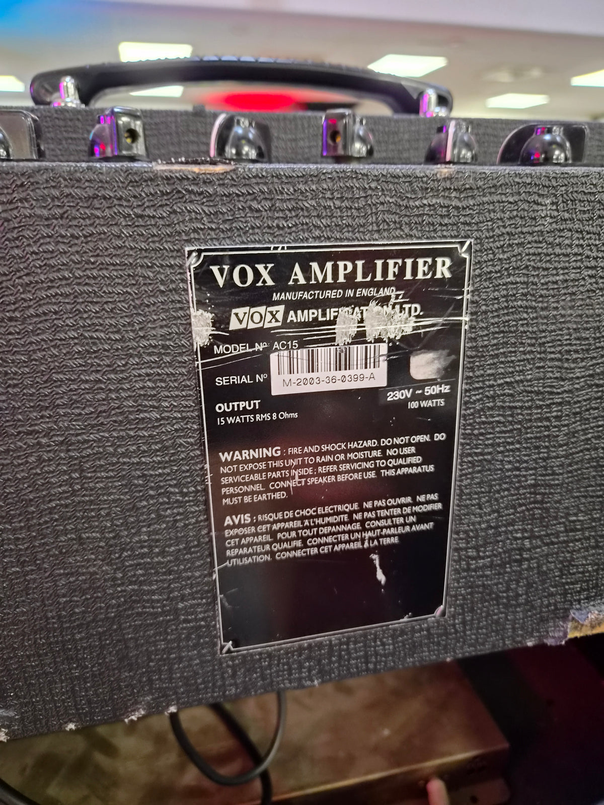 Vox AC15TB2