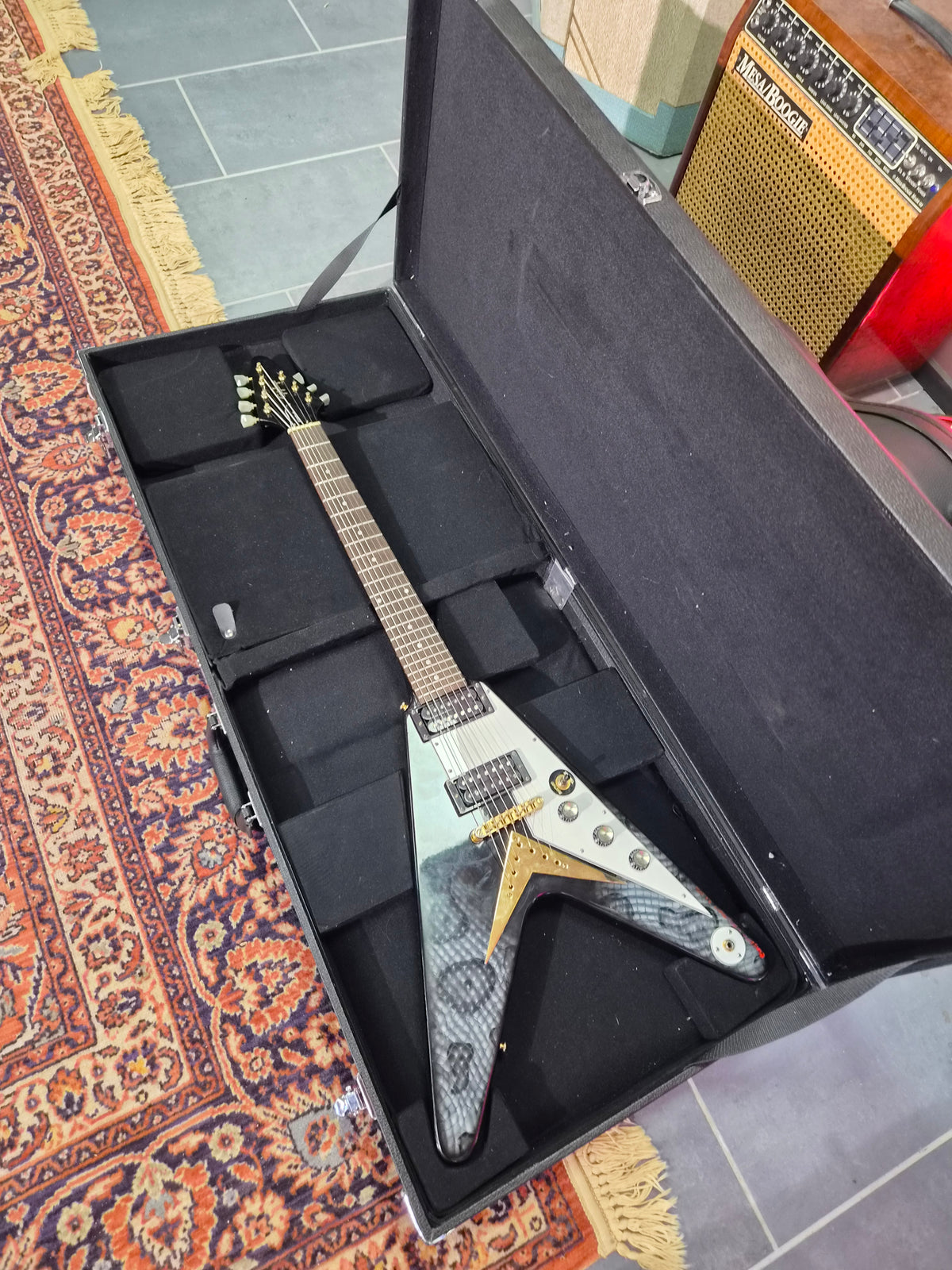 Epiphone 58 Korina Flying V 7 String