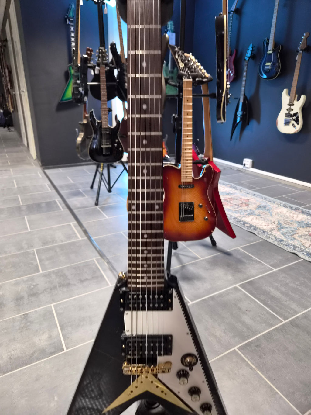 Epiphone 58 Korina Flying V 7 String