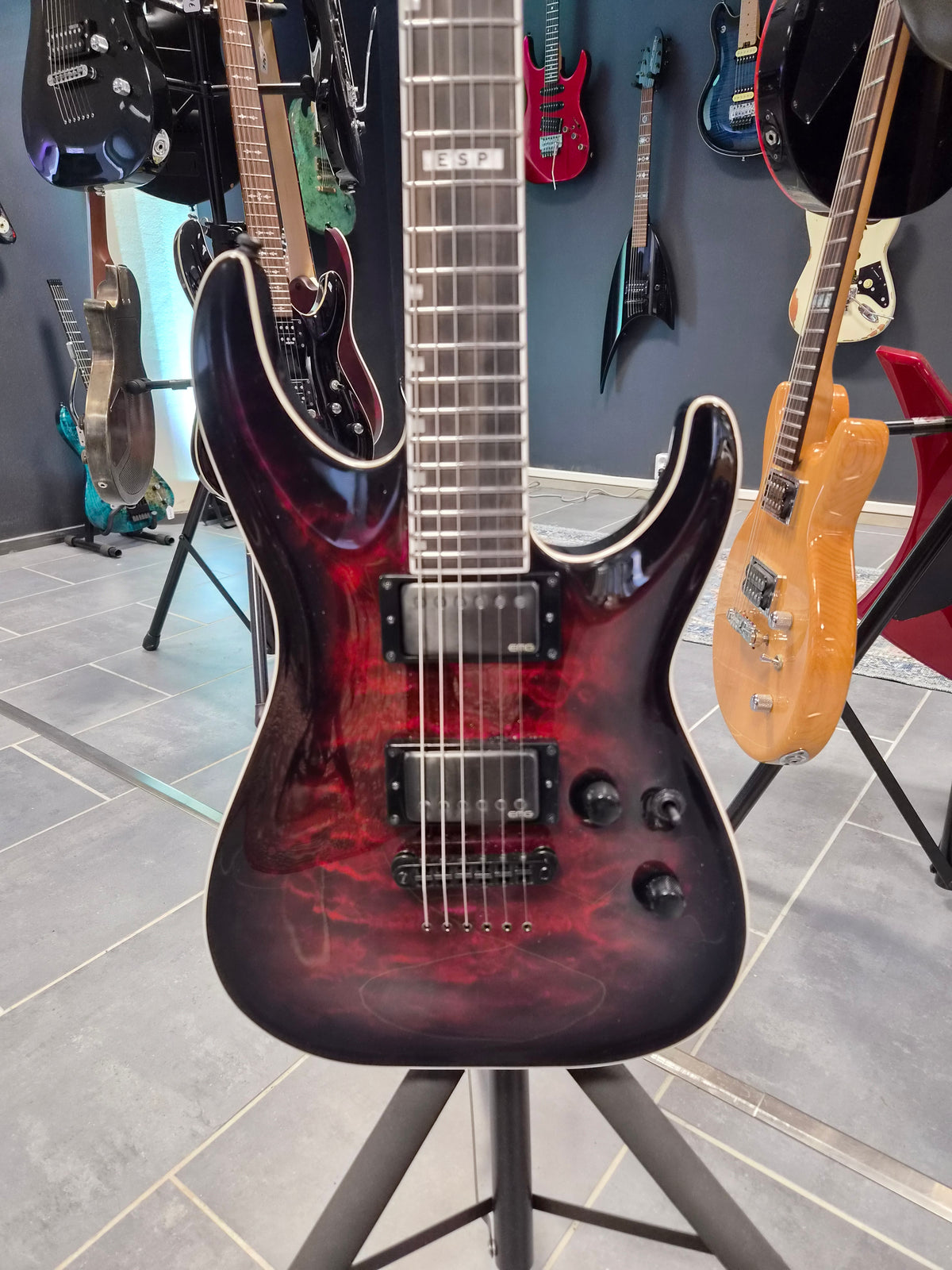ESP E-II Horizon NT-II See Thru Black Cherry Sunburst