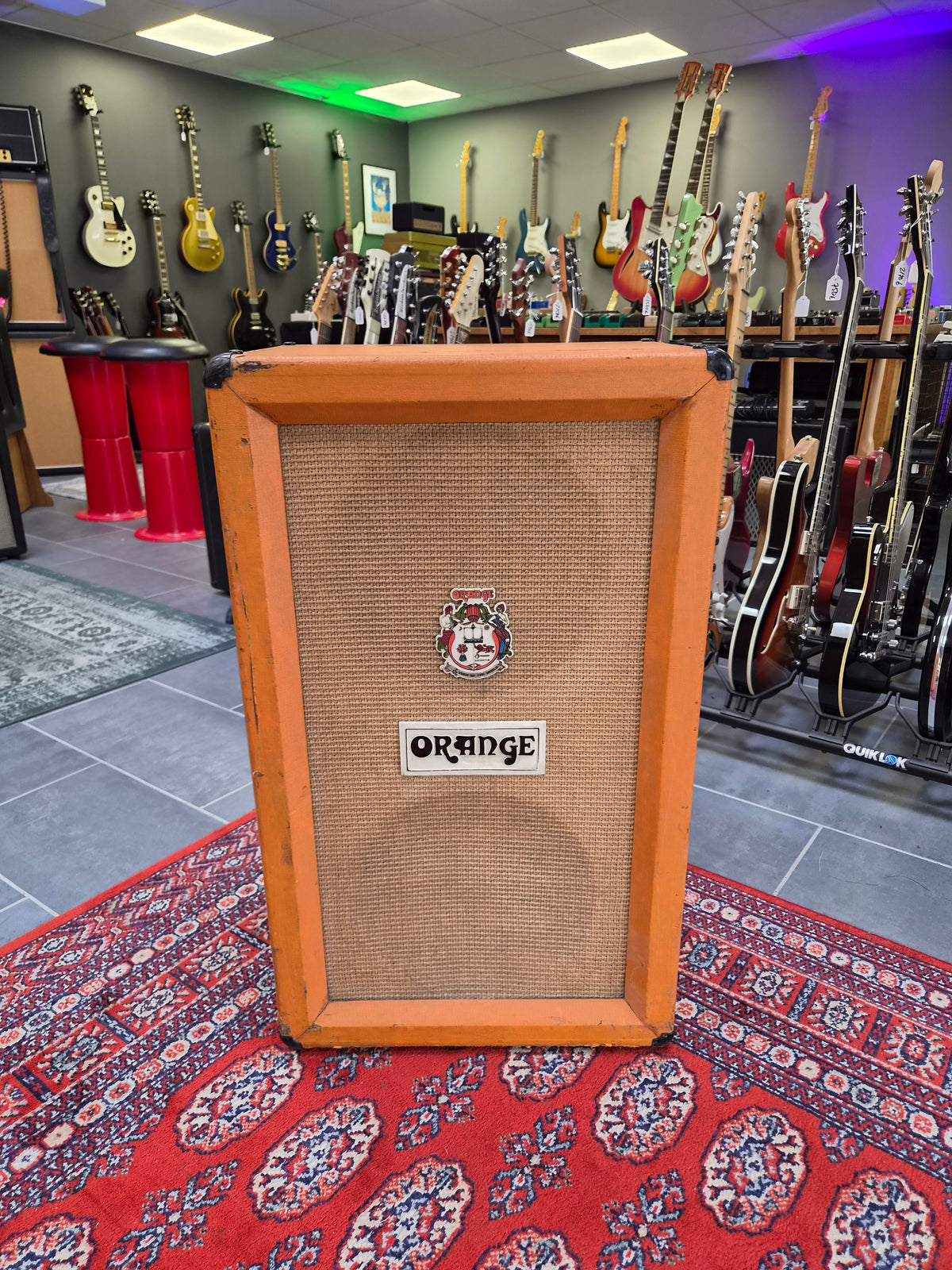 Orange 2x12" Cabinet w/ Celestion Greenbacks G12M Pulsonic 1970s