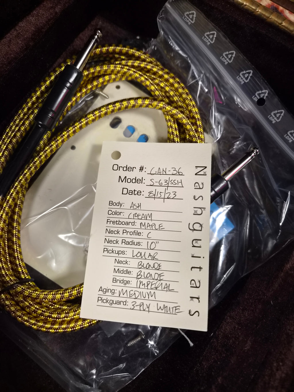 Nashguitars S-63 Cream HSS 2023