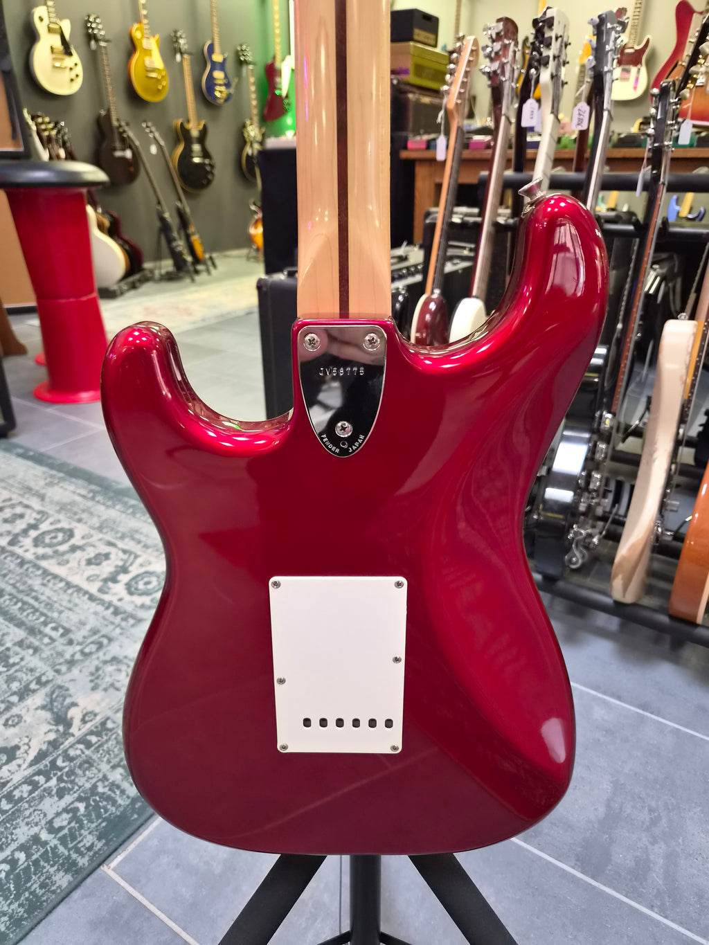 Squier JV-series CST-55 Candy Apple Red 1983