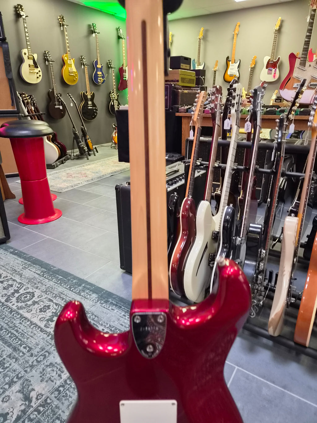 Squier JV-series CST-55 Candy Apple Red 1983