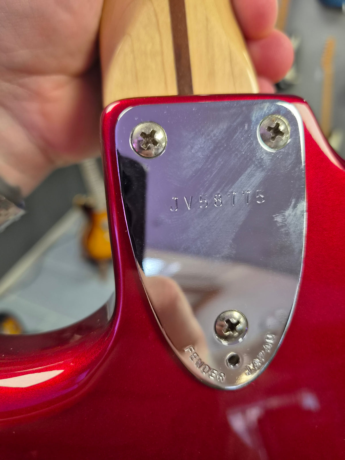 Squier JV-series CST-55 Candy Apple Red 1983