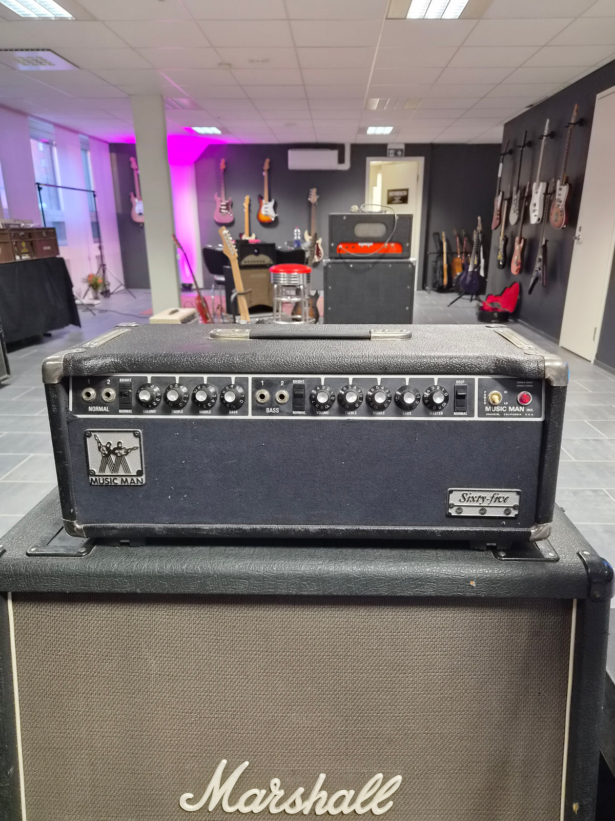 Music Man Sixty Five Head & Marshall JCM 800 Lead 1960 4x12 A Ex-Rane Raitsikka