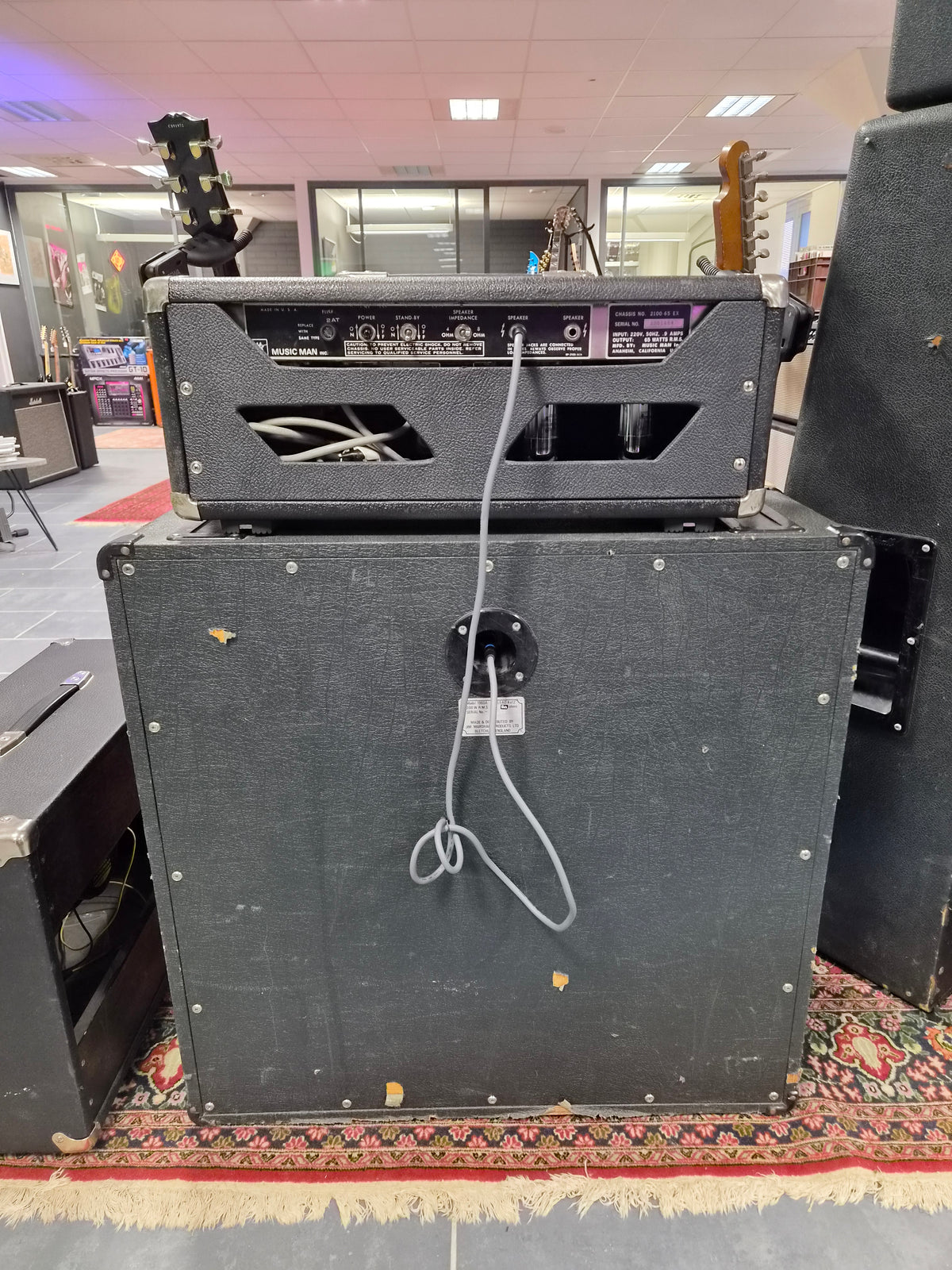 Music Man Sixty Five Head & Marshall JCM 800 Lead 1960 4x12 A Ex-Rane Raitsikka