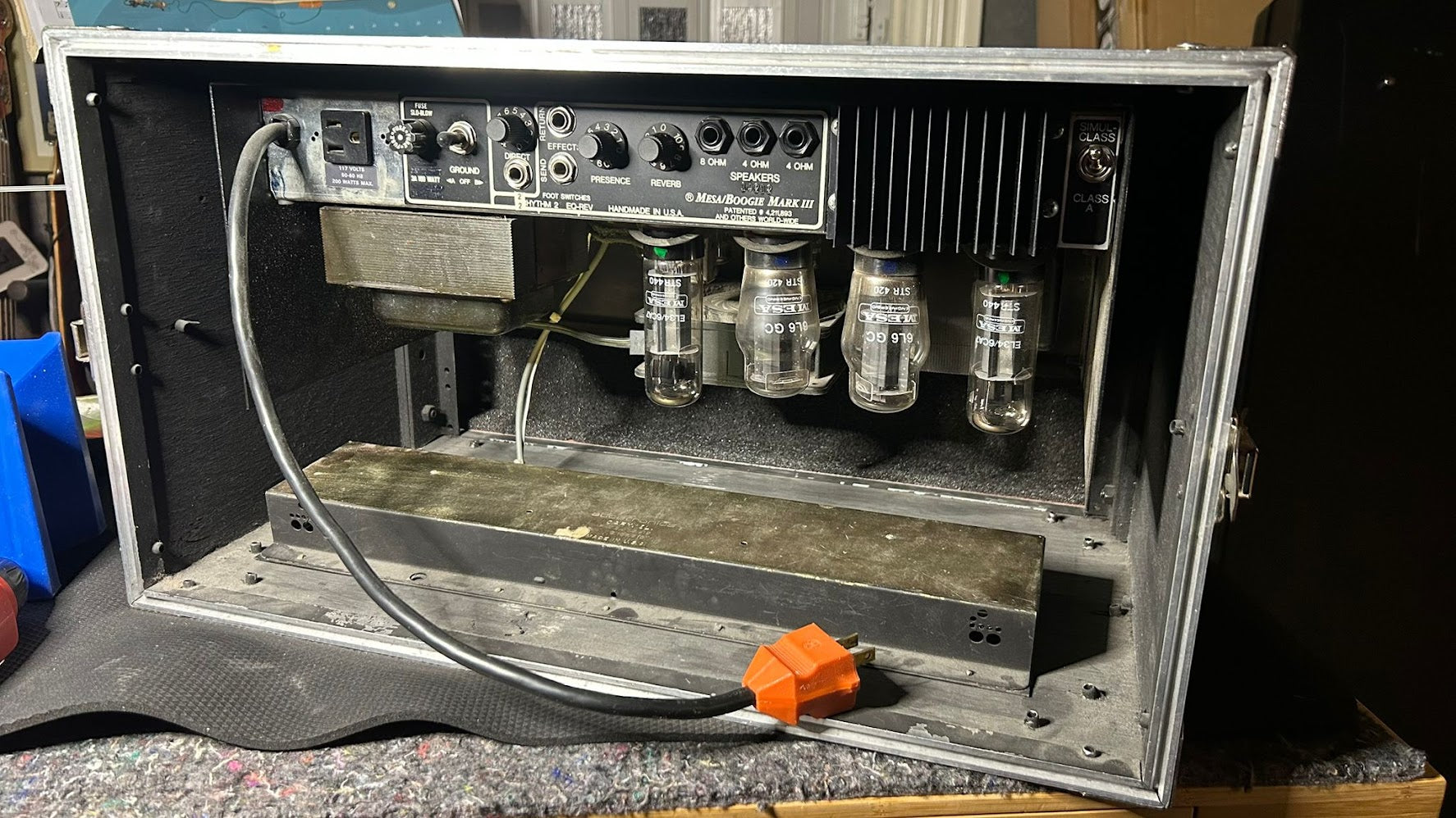 Mesa/Boogie Mark III Simul Class 100 W Rack Head "Red stripe"