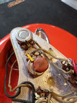 1962 Fender Stratocaster Refinished Fiesta Red (mt)