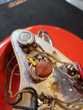 1962 Fender Stratocaster Refinished Fiesta Red (mt)