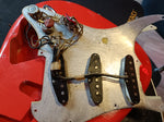 1962 Fender Stratocaster Refinished Fiesta Red (mt)