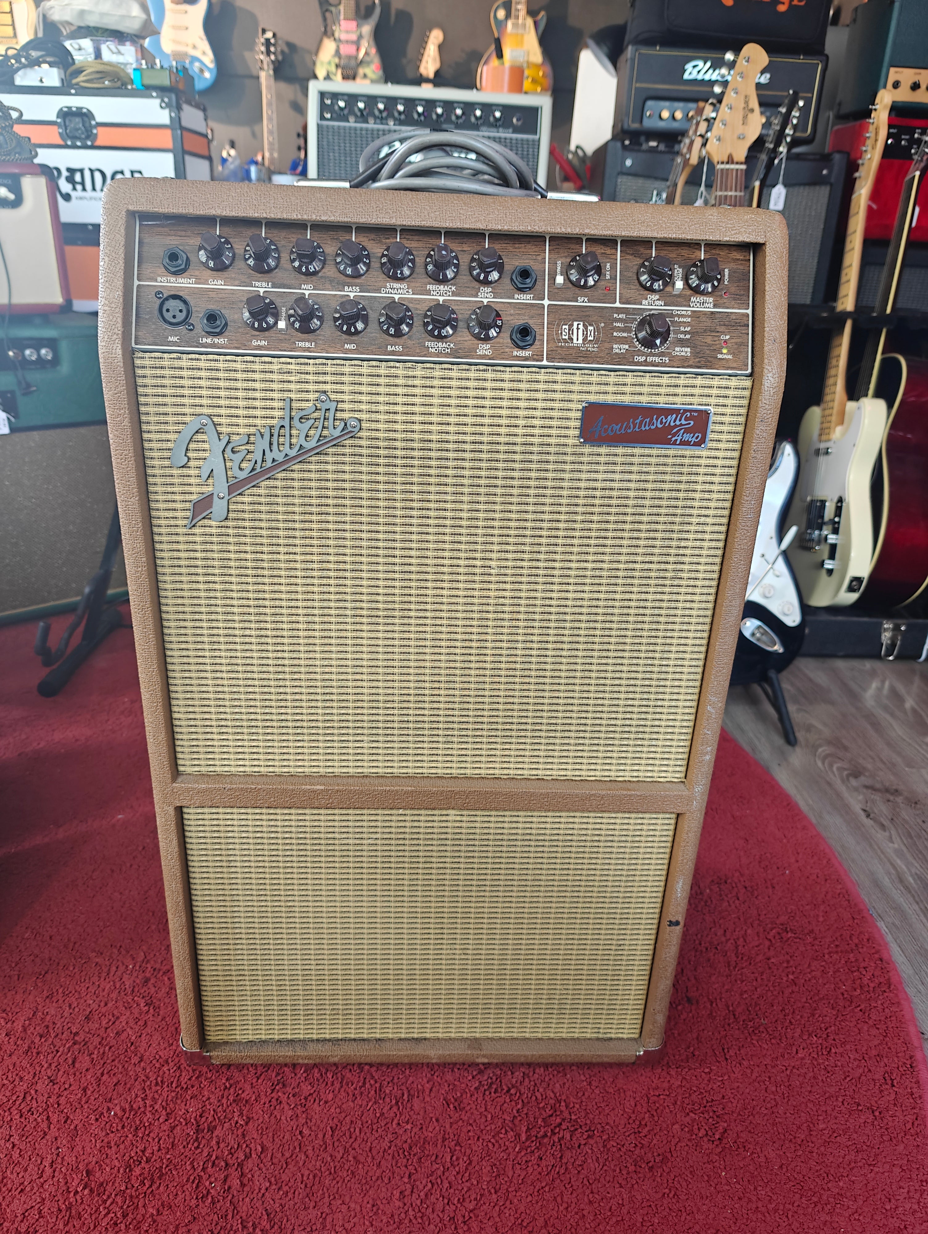 Fender Acoustasonic SFX 2-Channel 2 x 80-Watt 1x8" / 1x10" Acoustic Guitar Amp