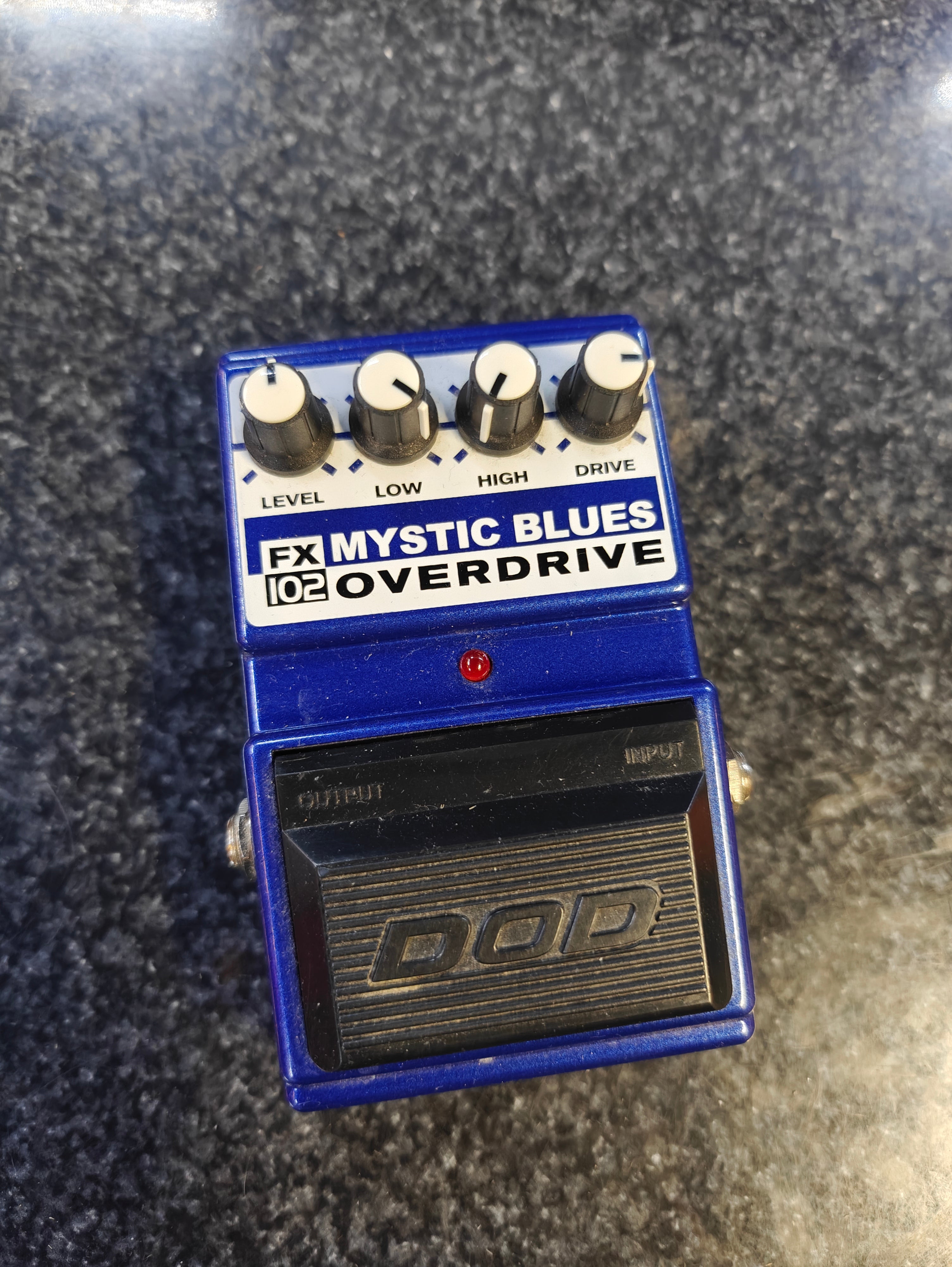 Dod Mystic Blues Overdrive pedal FX102 review Digitech - YouTube