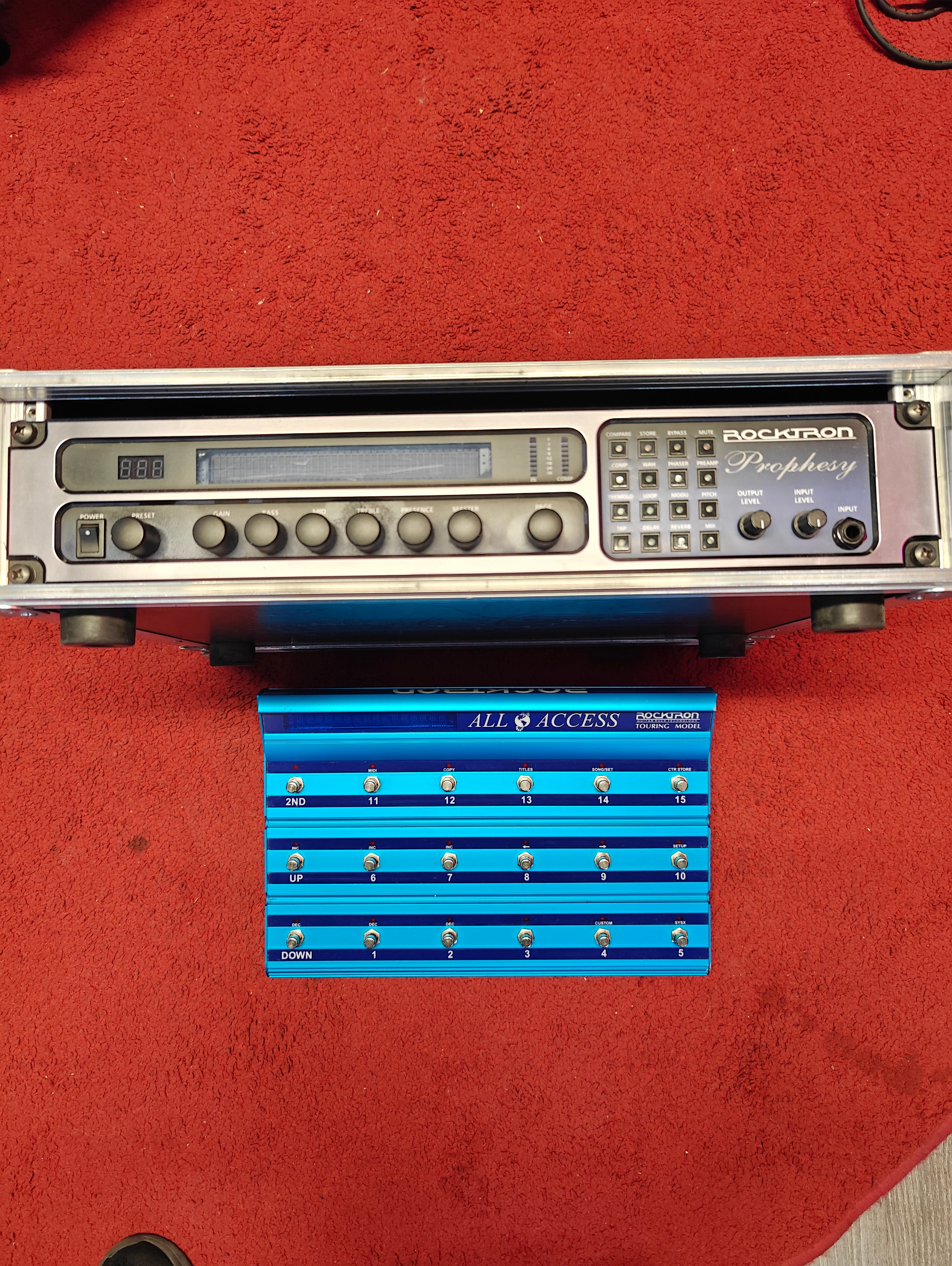 Rocktron Prophecy Rack Amplifier and Rocktron All Access Midi