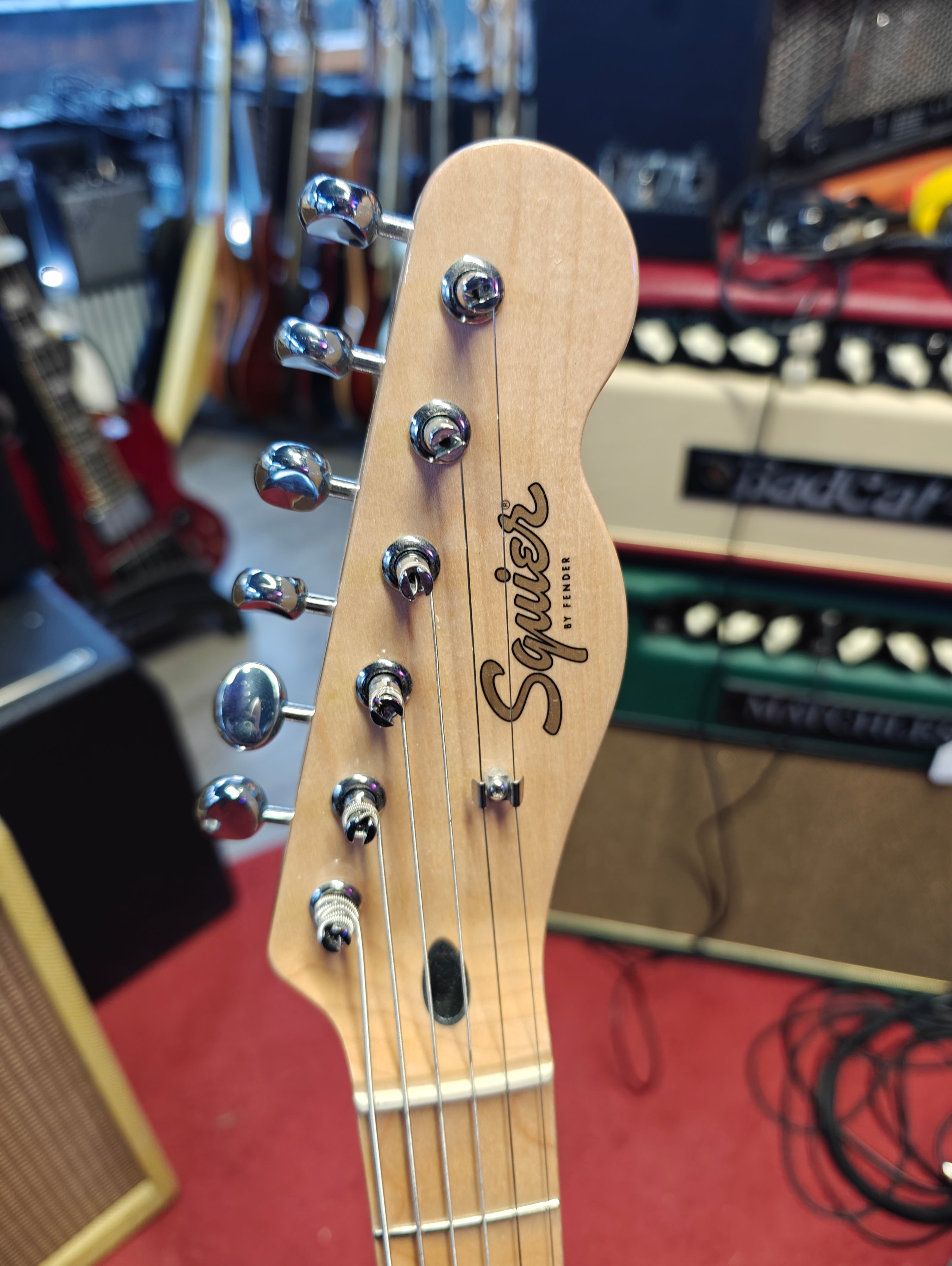 Fender/Squier Blacktop HH Telecaster, RN, Silver