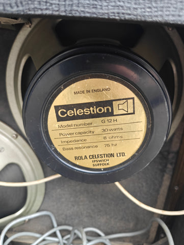 Carlsbro 60 TR Twin 1970s w/ Celestion Black backs