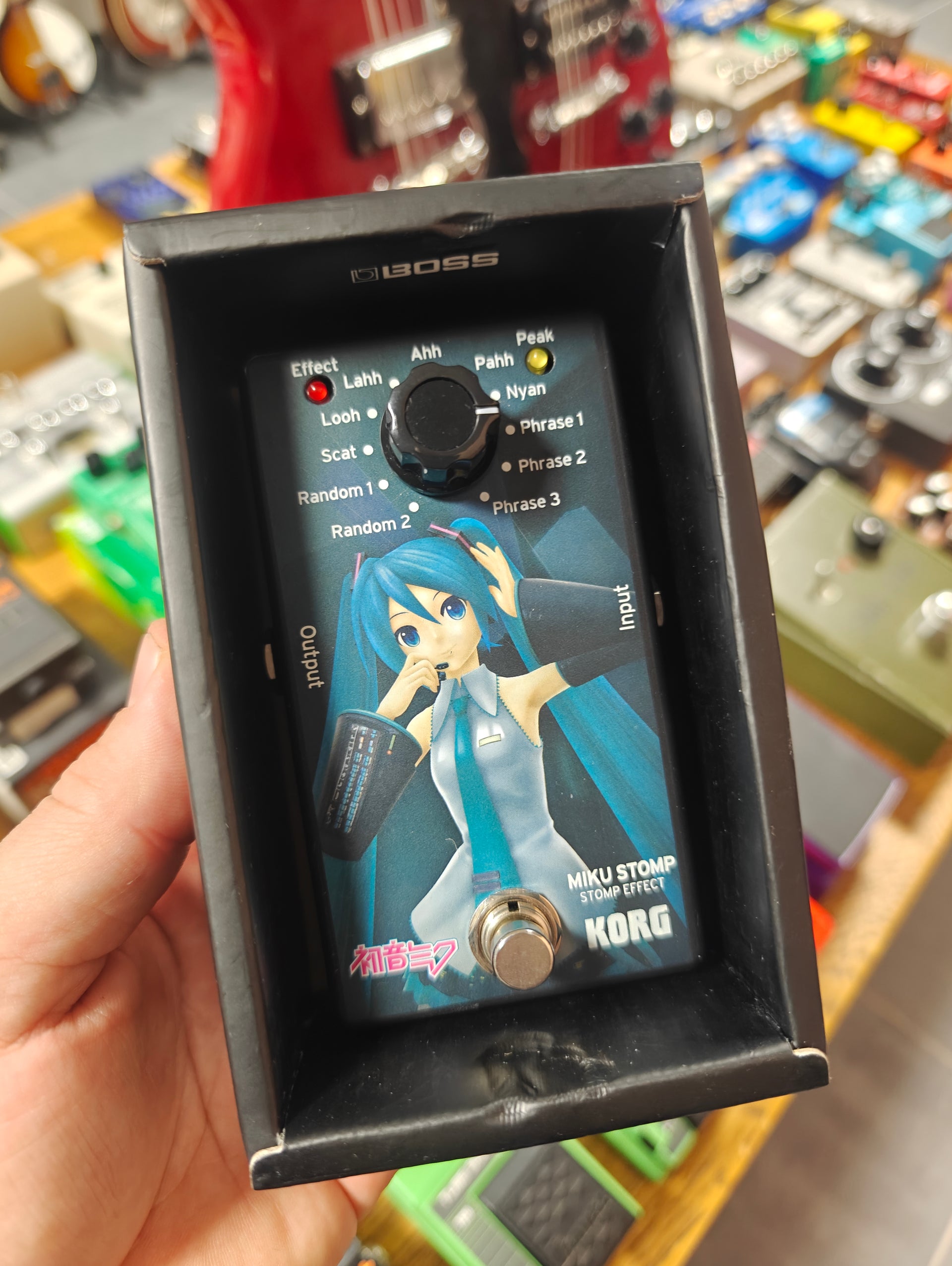 hatsune miku korg pedal Korg Miku Stomp – Tonefest Guitar Gallery