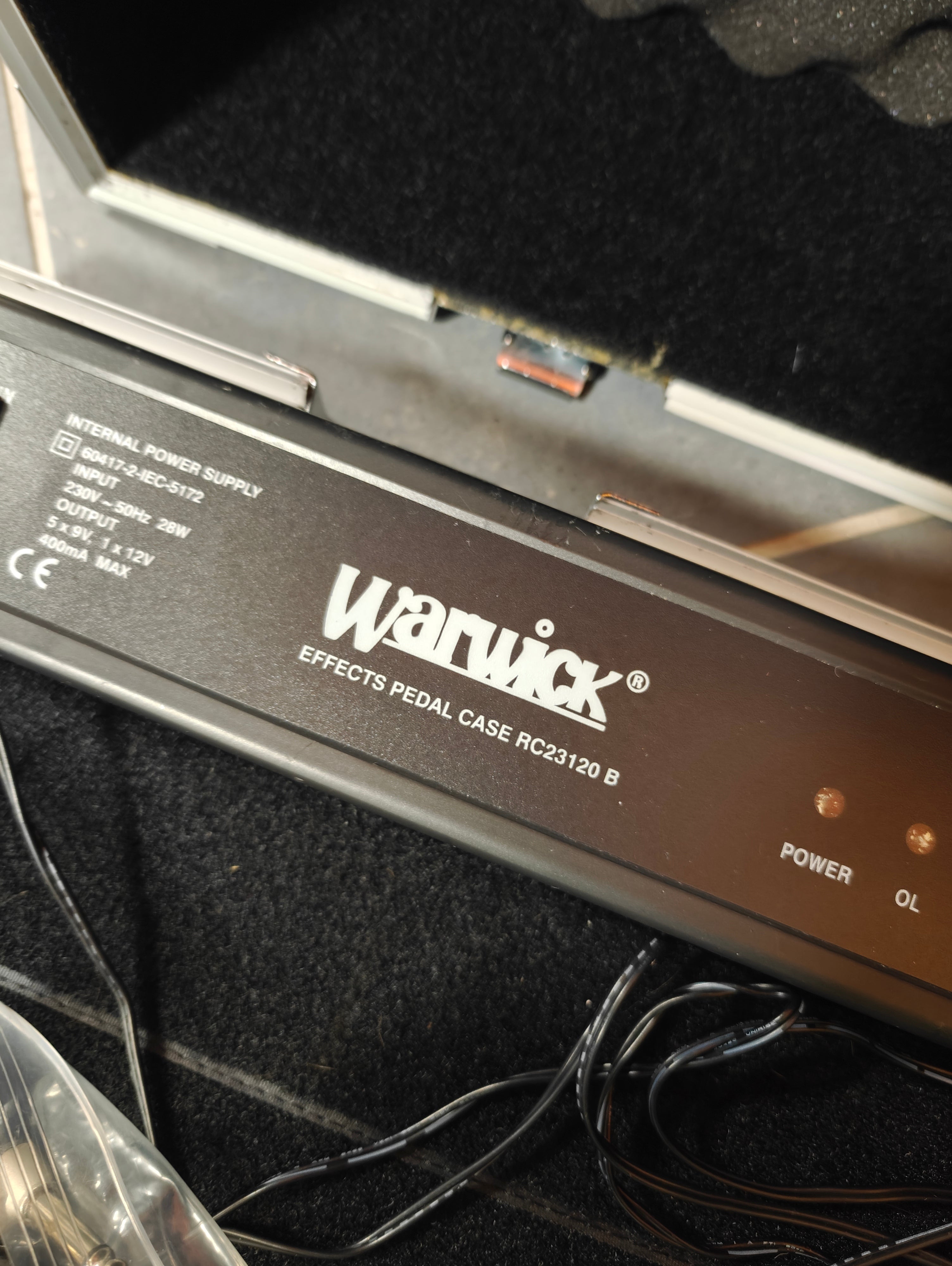 Rockcase Warwick RC23120 B pedalboard w/ case and power source