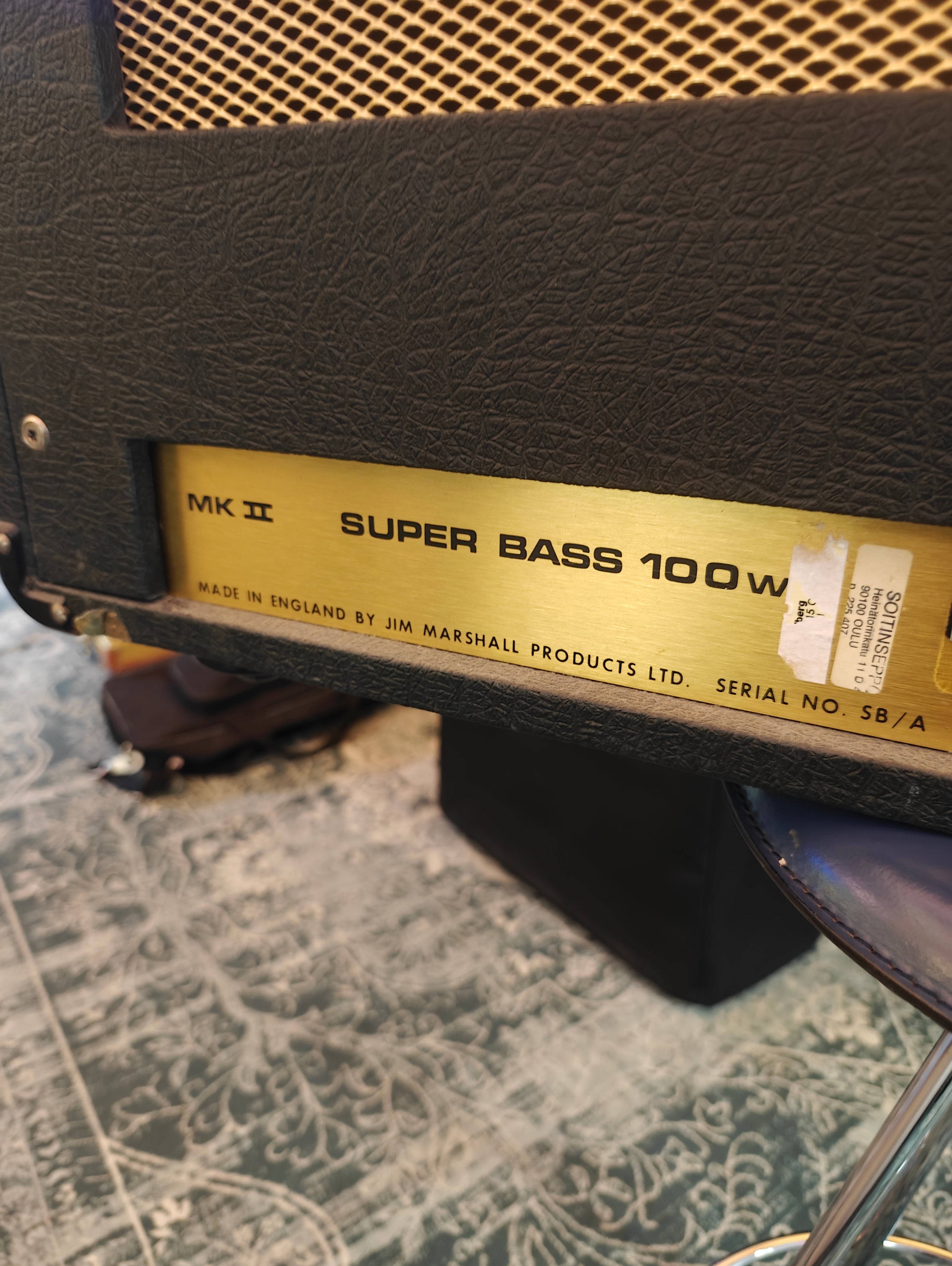 Marshall JMP mk2 Super Bass 100W 1978