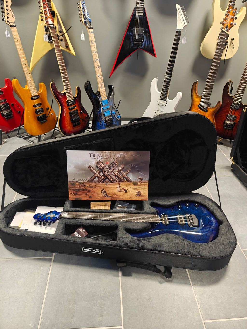 Music Man John Petrucci BFR Majesty 6 Blue Ink