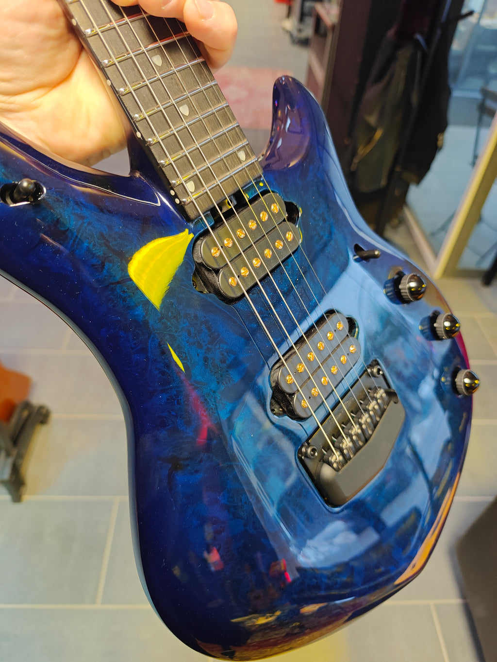 Music Man John Petrucci BFR Majesty 6 Blue Ink