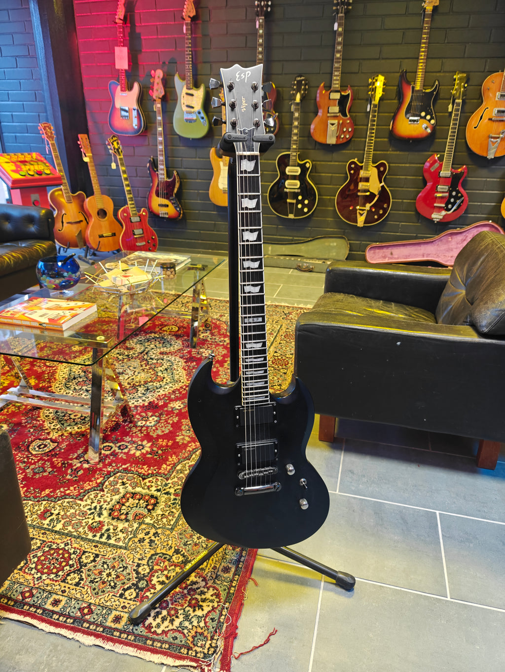 ESP Standard Series Viper Satin Black