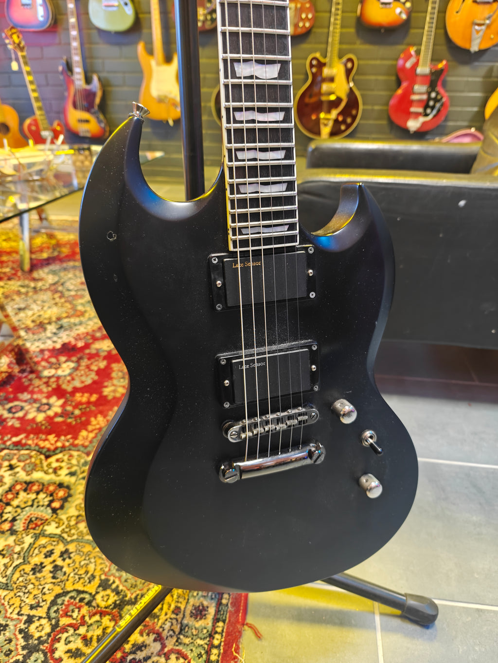ESP Standard Series Viper Satin Black